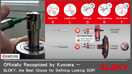 Officially Recognized by Kyocera — SLOKY, the Best Choice for Defining Locking SOP! - Official Recognition by Kyocera